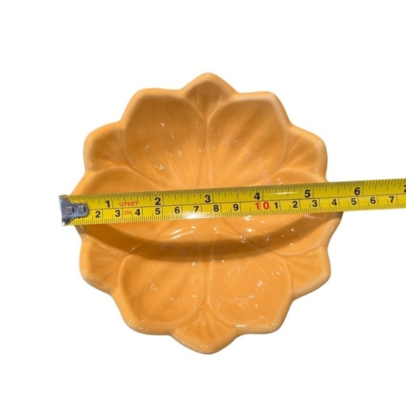 Vintage MCM Rare Portuguese Majolica Frog Platter and Lotus Flower Ceramic Bowl - Picture 13 of 16